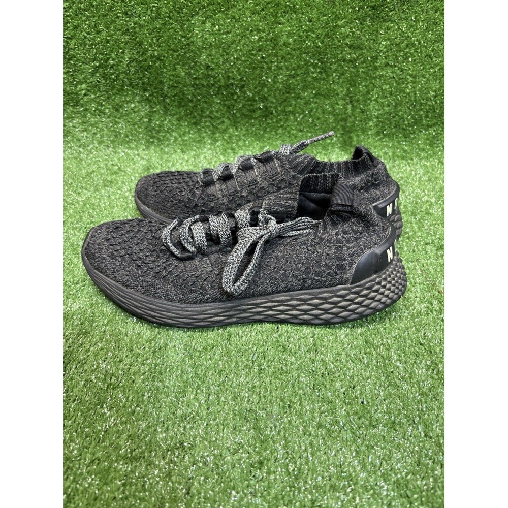 NOBULL Allday Knit Cross-Training Shoe Sneaker Black Women's Sz 7.5 Gym Workout